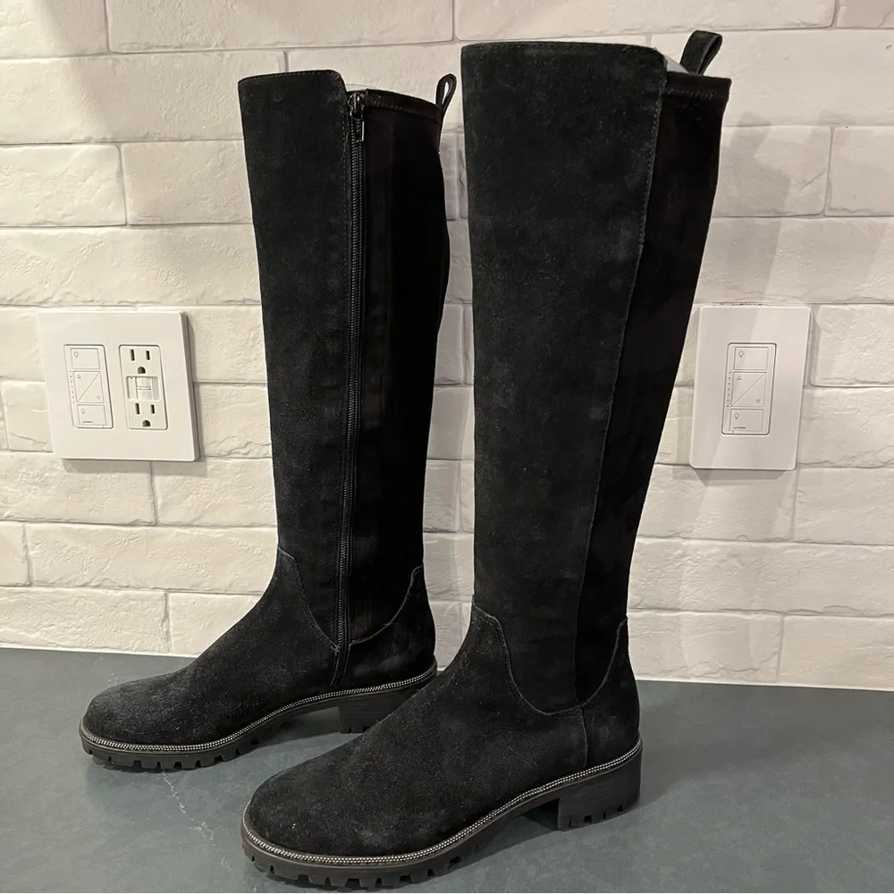 NWT Alex Marie sz 6 Lemala black suede tall western boots